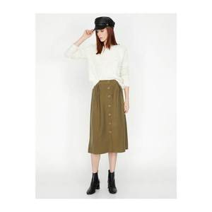 Koton Button Detail Skirt vyobraziť