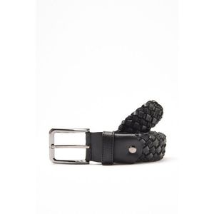 Trendyol Black Men's Faux Leather Weave Belt vyobraziť