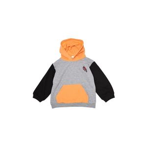 Trendyol Gray Color Block Patch Detail Hooded Boy Knitted Sweatshirt vyobraziť