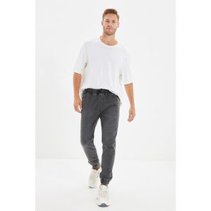 Trendyol Anthracite Men's Relax Fit Jogger Jeans vyobraziť