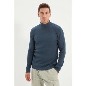 Trendyol Indigo Men's Turtleneck Knitwear Sweater vyobraziť