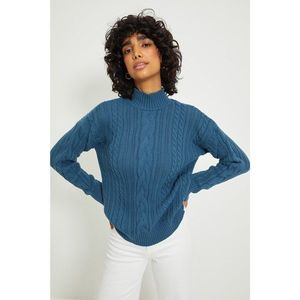 Trendyol Indigo Knitted Detailed Knitwear Sweater vyobraziť