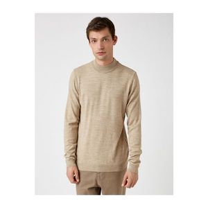 Koton Long Sleeve High Neck Cotton Sweater vyobraziť