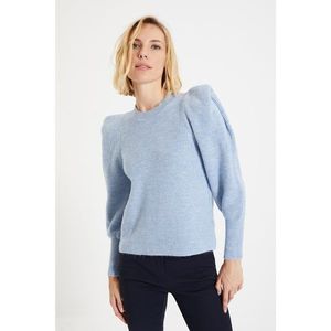Trendyol Light Blue Shoulder Detailed Knitwear Sweater vyobraziť