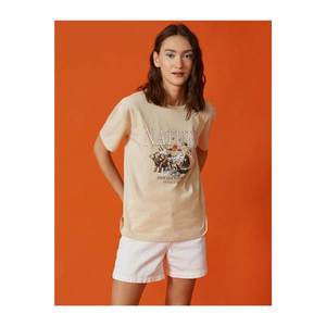 Koton Respect Life - Respect for Life - Printed T-shirt Cotton vyobraziť