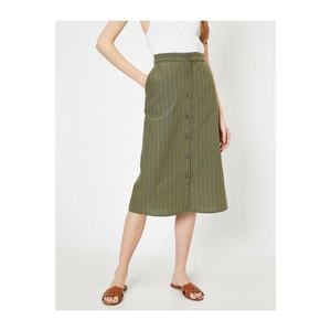 Koton Women's Button Detail Skirt vyobraziť