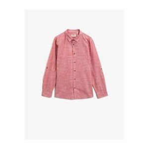 Koton Classic Collar Cotton Long Sleeve Cotton Shirt vyobraziť