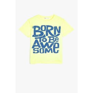 Koton Yellow Boy Printed Printed T-Shirt vyobraziť