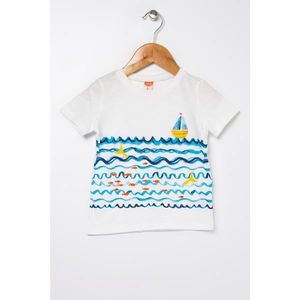 Koton Kids Ecru Printed T-shirt vyobraziť