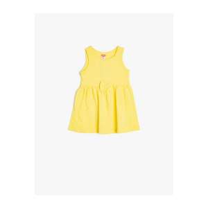 Koton Girl Yellow Bow Detailed Dress vyobraziť