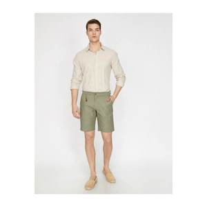 Koton Men's Green Shorts vyobraziť