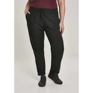 Urban Classics Ladies Elastic Waist Pants black - 5XL vyobraziť