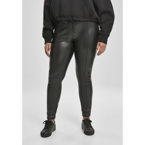Urban Classics Ladies Faux Leather Skinny Pants black - 4XL vyobraziť