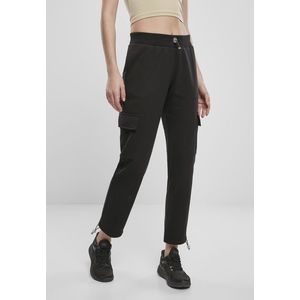 Urban Classics Ladies Cargo Terry Pants black - 4XL vyobraziť