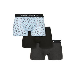 Urban Classics Boxer Shorts 3-Pack melon aop+cha+blk - 5XL vyobraziť