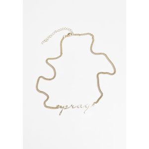 Urban Classics Pray Necklace gold - One Size vyobraziť