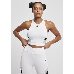 Starter Ladies Sports Cropped Top white/black - L vyobraziť