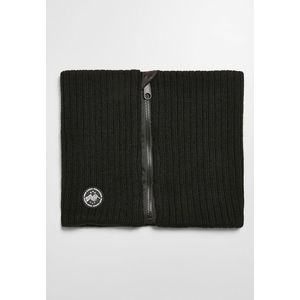 Knitted Neck Gaiter With Zip black - One Size vyobraziť