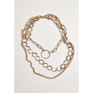 Urban Classics Ring Layering Necklace gold - One Size vyobraziť