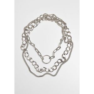 Urban Classics Ring Layering Necklace silver - One Size vyobraziť
