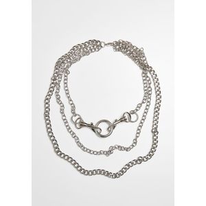 Urban Classics Carabiner Necklace silver - One Size vyobraziť