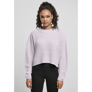 Urban Classics Ladies Wide Oversize Sweater softlilac - 3XL vyobraziť