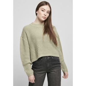 Urban Classics Ladies Wide Oversize Sweater softsalvia - 3XL vyobraziť