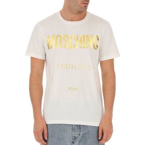 Love Moschino pánske tričko Farba: Biela, Veľkosť: S vyobraziť