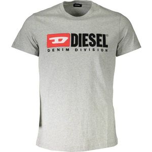 Diesel pánske tričko Farba: sivá, Veľkosť: 2XL vyobraziť
