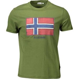 Napapijri pánske tričko Farba: Zelená, Veľkosť: 3XL vyobraziť