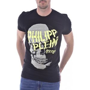 Philipp Plein pánske tričko Farba: 209 BLACK/YELLOW, Veľkosť: S vyobraziť