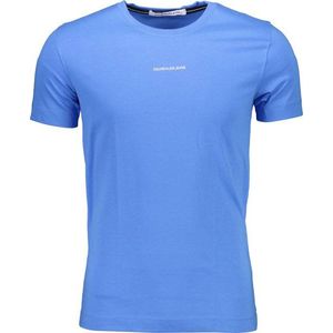 Calvin Klein pánske tričko Farba: Modrá, Veľkosť: 2XL vyobraziť