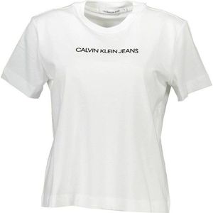 Calvin Klein dámske tričko Farba: Biela, Veľkosť: XS vyobraziť
