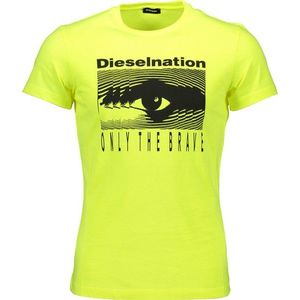Diesel pánske tričko Farba: žltá, Veľkosť: S vyobraziť