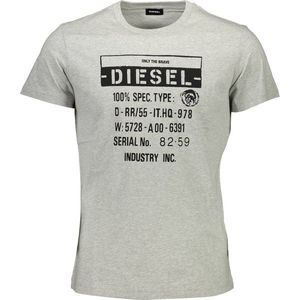 Diesel pánske tričko Farba: sivá, Veľkosť: S vyobraziť
