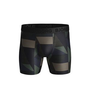 Modro-zelené boxerky Textured Block Per Performance Shorts vyobraziť