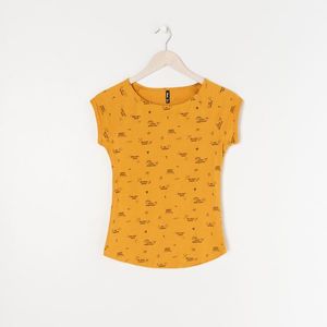 Sinsay - Tričko s potlačou ECO AWARE - Žltá vyobraziť