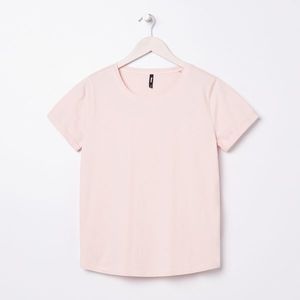 Sinsay - Tričko s vyšívaným detailom - Ružová vyobraziť