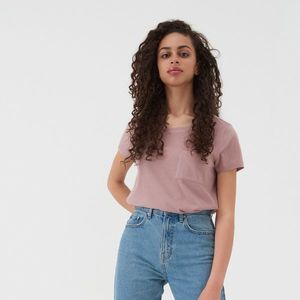 Sinsay - Tričko s vreckom - Ružová vyobraziť