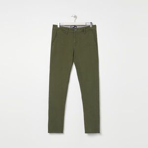 Sinsay - Látkové chino nohavice - Zelená vyobraziť