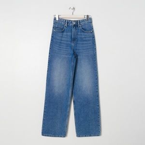 Sinsay - High waist džínsy - Modrá vyobraziť