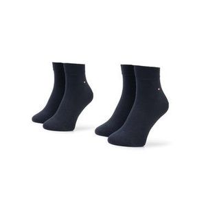 Tommy Hilfiger Súprava 2 párov členkových pánskych ponožiek 342025001 Tmavomodrá vyobraziť