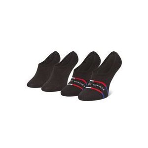 Tommy Hilfiger Súprava 2 párov krátkych pánskych ponožiek 100002213 Čierna vyobraziť