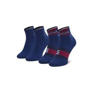 Tommy Hilfiger Súprava 2 párov členkových pánskych ponožiek 100002212 Tmavomodrá vyobraziť
