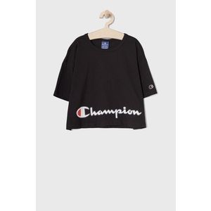Detské tričko Champion 403787 čierna farba vyobraziť