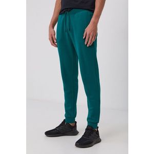 Nohavice Guess pánske, zelená farba, jednofarebné vyobraziť
