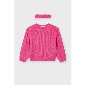 Detský sveter Mayoral ružová farba vyobraziť