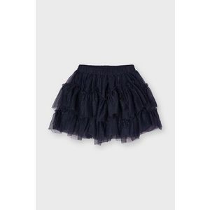 Dievčenská sukňa Mayoral tmavomodrá farba, mini, áčkový strih vyobraziť