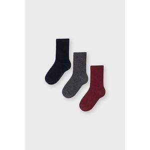 Detské ponožky Mayoral (3-Pack) bordová farba vyobraziť