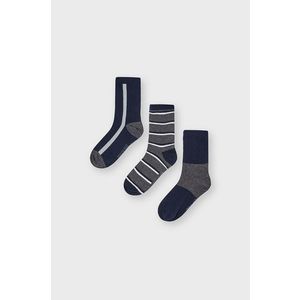 Detské ponožky Mayoral (3-Pack) tmavomodrá farba vyobraziť